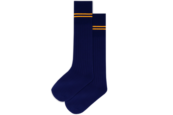 Boys 3/4 Striped Long Socks - Isikhum
