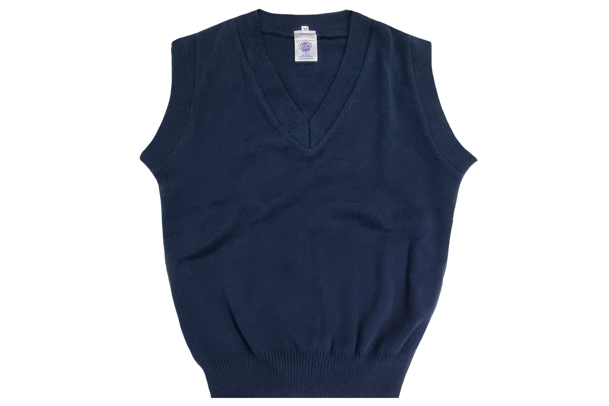 Sleeveless Pullover - Navy – Gem Schoolwear Sleeveless Pullover - Navy – Gem Schoolwear