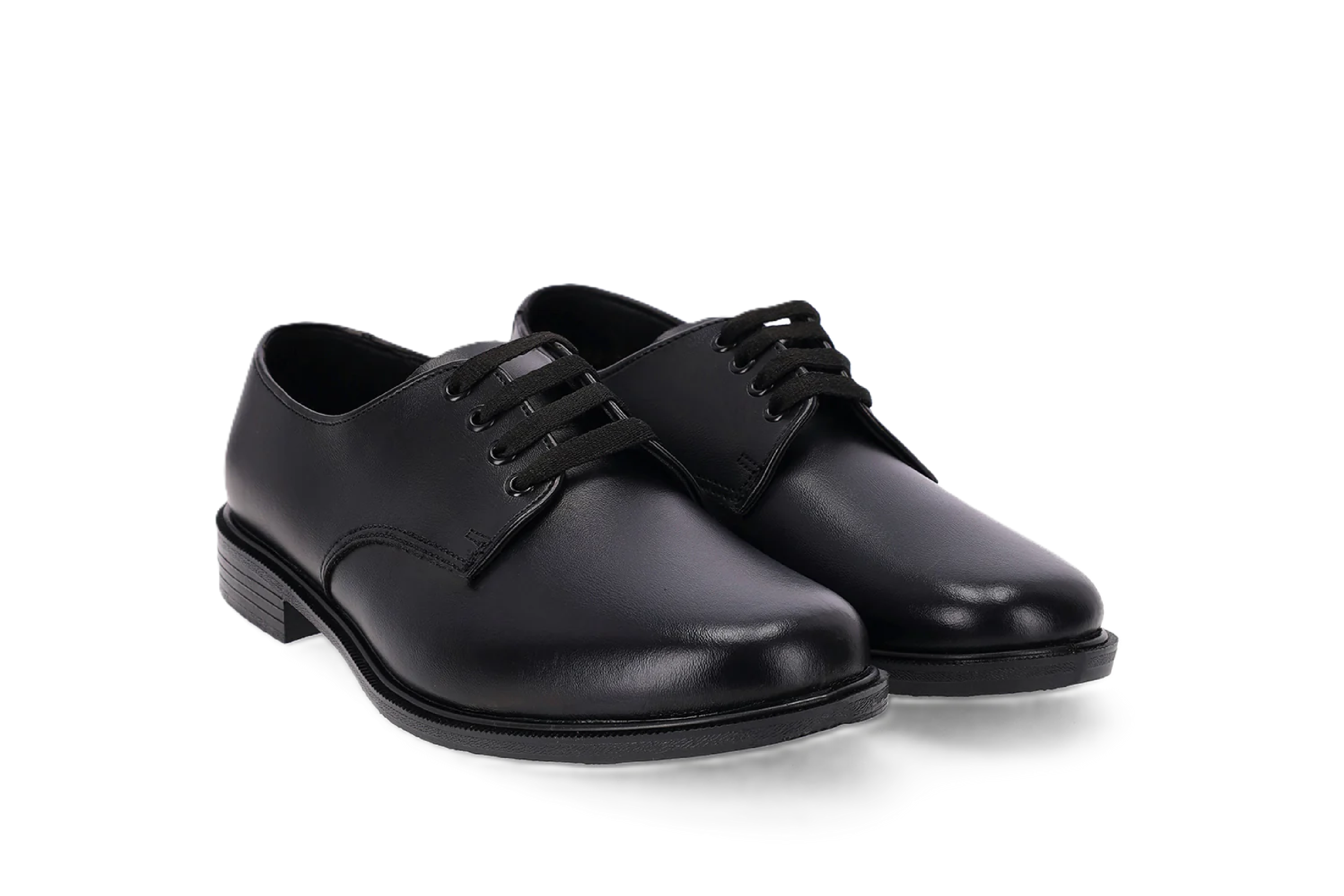 Toughees Hank Lace Up School Shoes Black