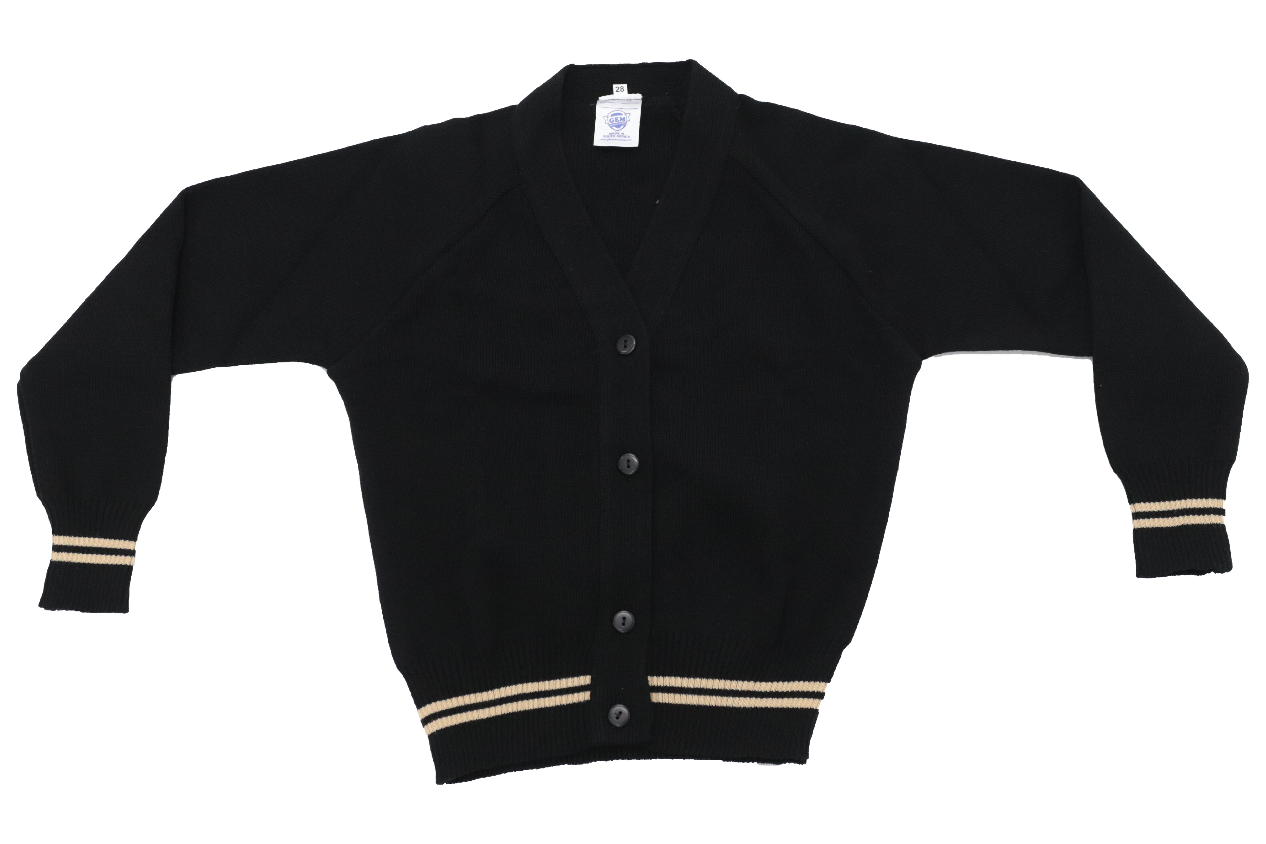 Striped Plain Cardigan - Vuku – Gem Schoolwear