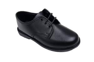 Step by Step Lace Up School Shoes - Black 