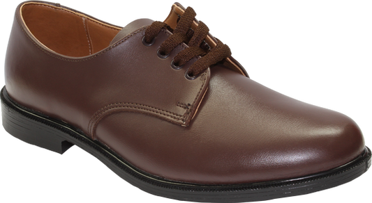 Toughees Hank Lace Up School Shoes - Brown