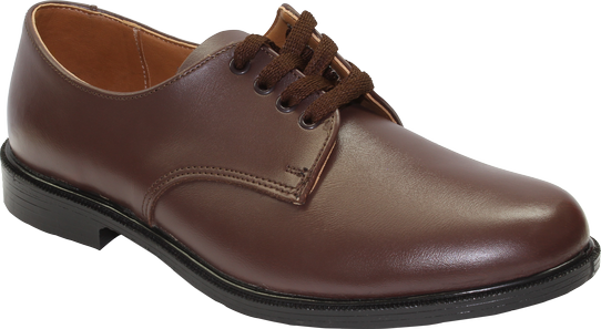 Toughees Hank Lace Up School Shoes - Brown