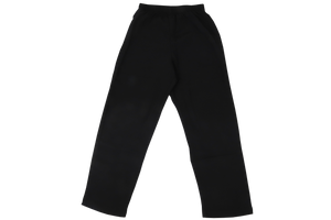 Elasticated Plain Pants - Black 