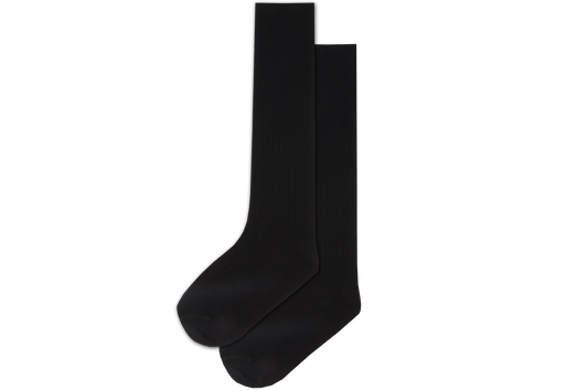 Boys 3/4 Long Socks - Black