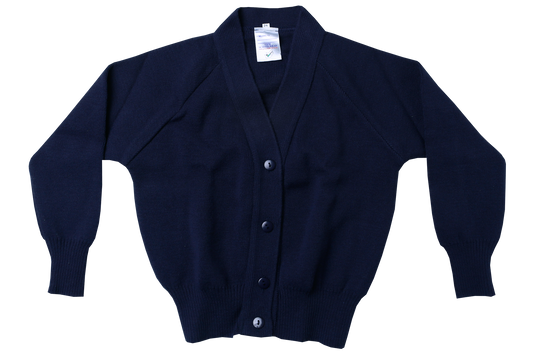Plain Cardigan - Navy