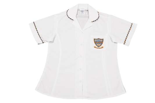 Shortsleeve Roundneck Blouse Emb - Westridge High