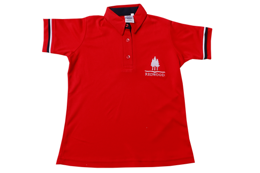 Golf Shirt Moisture Management EMB - Redwood College (Ladies)