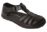 Froggies Girls School Sandals - Black