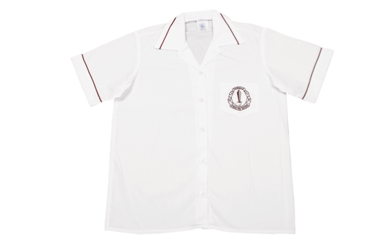 Shortsleeve Gladneck Blouse Emb - Fairvale