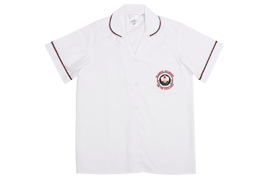 Shortsleeve Roundneck Blouse Emb - Hillgrove