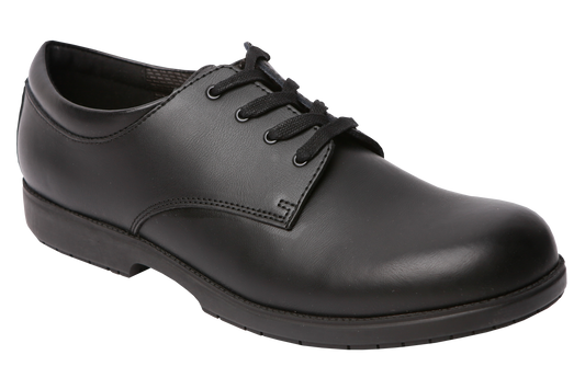 Greencross Lace Up School Shoes - Black