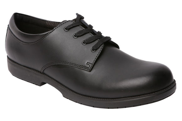 Greencross Lace Up School Shoes - Black