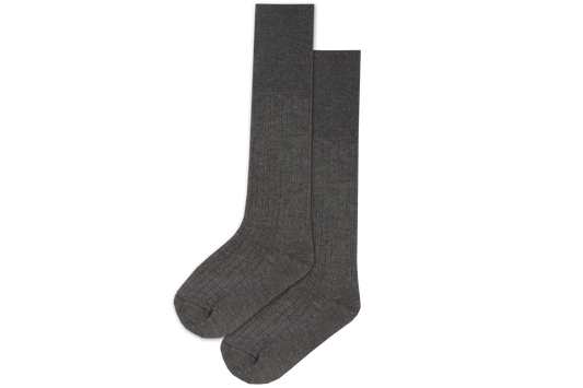 Boys 3/4 Long Socks - Grey