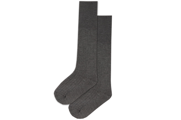 Boys 3/4 Long Socks - Grey