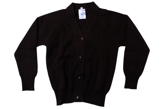 Plain Cardigan - Brown