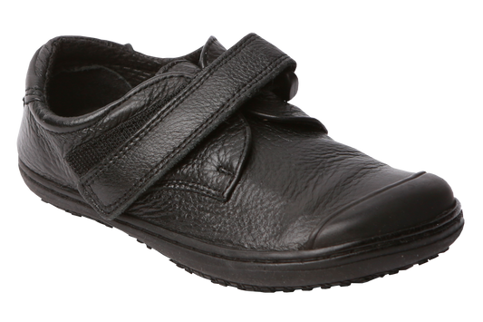 Froggies Velcro Boys School Shoes - Black