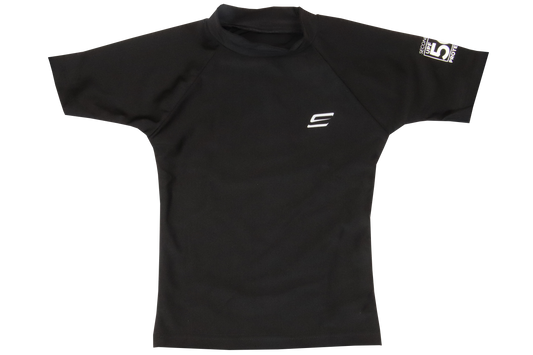 Second Skins-Rash Vest-Short Sleeve- Black