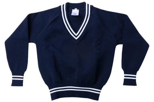 Longsleeve Striped Jersey - Peaceville Navy/White
