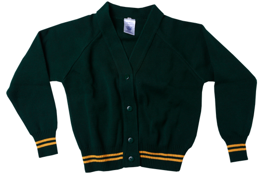 Stripe Plain Cardigan - Lourdes