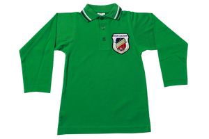 Golf Shirt Avocado Long Sleeve EMB - Star Primary 