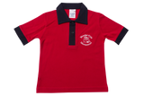 Golf Shirt Red EMB - Wonderkids Montessori