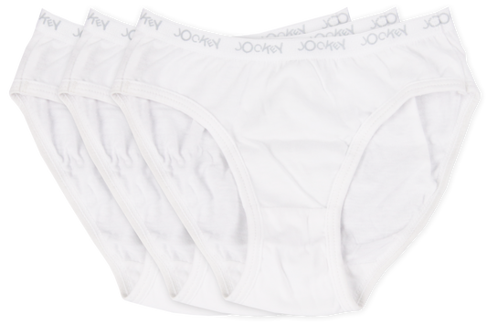 Underwear Girls Jockey - White (3pk)