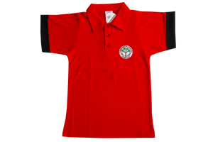 Golf Shirt Emb - Carrington Heights Red (Grade R) 