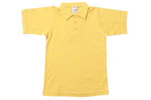 Golf Shirt Plain - Yellow 