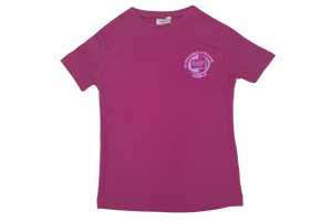 Al-Falaah Girls Sports T-Shirt - Pink / Grey 