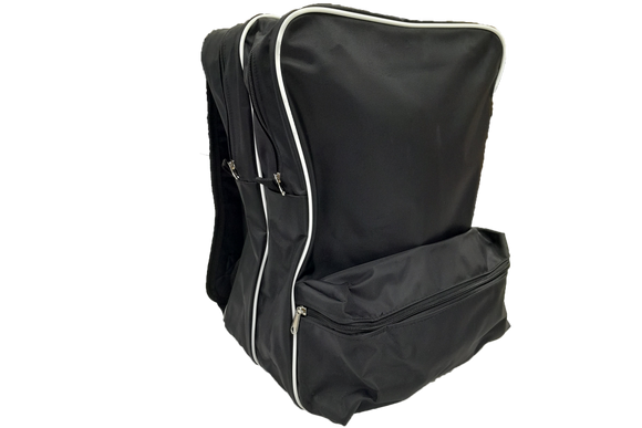 Black/White Senior Backpack Bag