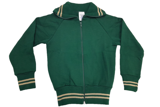 Woolen Tracksuit Set - Bottle Green/Beige (PDR)