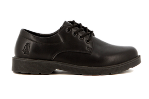 Hush Puppies Lace Up School Shoes - Black 