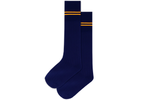 Boys 3/4 Striped Long Socks - Isikhum 