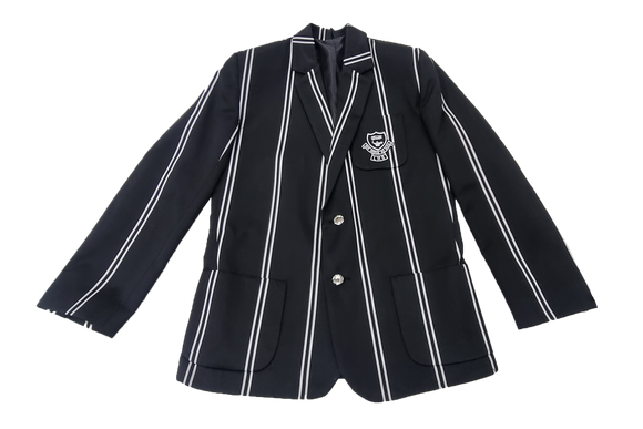 Gents Striped Emb Blazer - Ladysmith High School