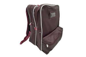 Maroon/White Senior Backpack Bag 