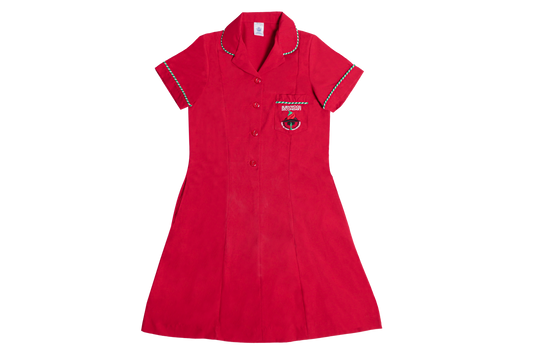 Plain Emb Dress - Burnwood