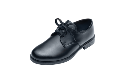 Buccaneer Lace Up School Shoes - Black