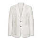 Gents Plain Blazer - Cream (Fitted Top Pocket)