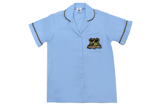 Shortsleeve Roundneck Blouse Emb - Ekwazini