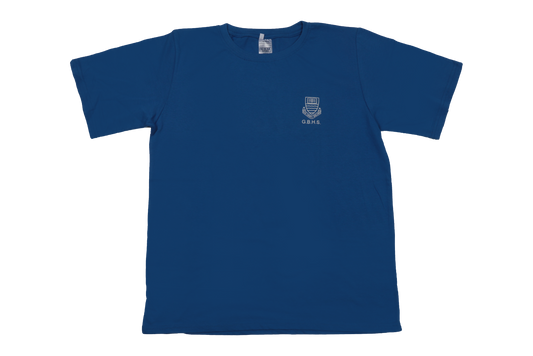 T-Shirt Plain  - Royal Printed - GBHS