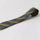 Striped Tie - Grey and Gold