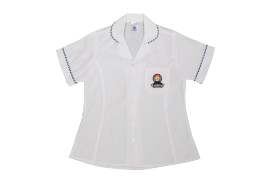 Short Sleeve Braided Blouse EMB - Mzuvele
