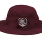 Floppy Hat Maroon Emb - Rosehill Girls