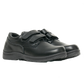 Hush Puppies Velcro Boys School Shoes - Black