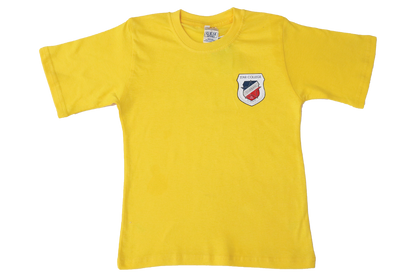 T-Shirt Plain - Yellow Printed - Star College