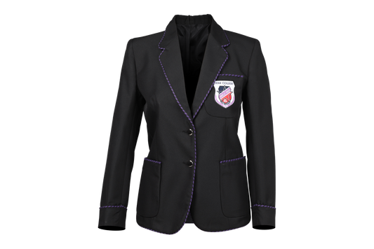 Ladies Braided Emb Blazer - Star College