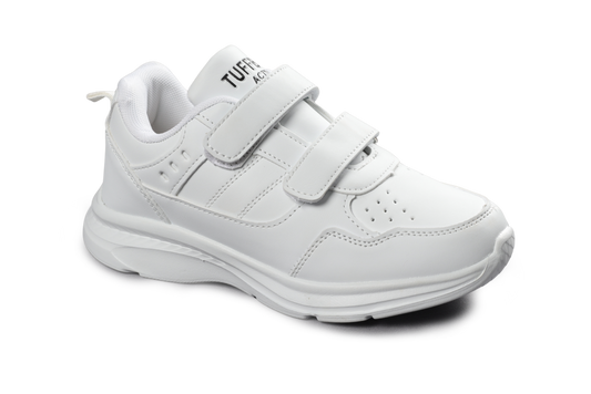 Tuffbeat Velcro Takkies - White