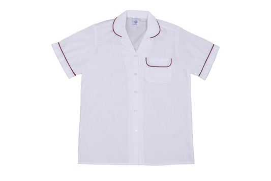 Shortsleeve Roundneck Blouse - Woodhurst