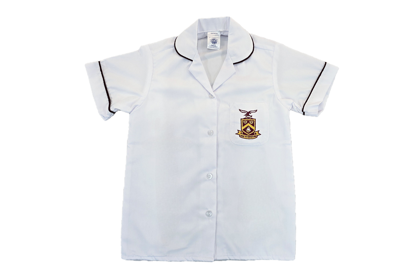Short-sleeve Emb Blouse - Atholl Heights (Grade 1)